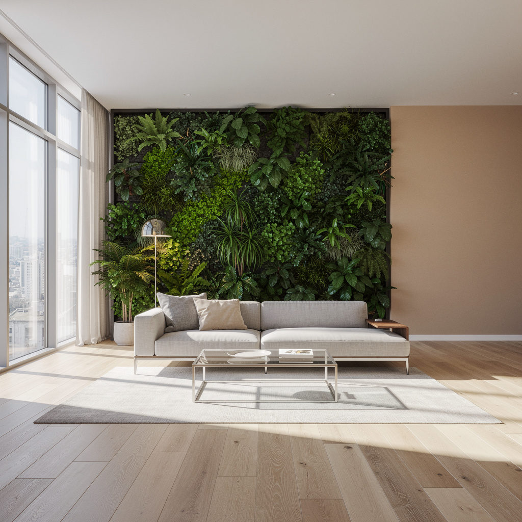 Interiorismo contemporáneo de apartamento amueblado